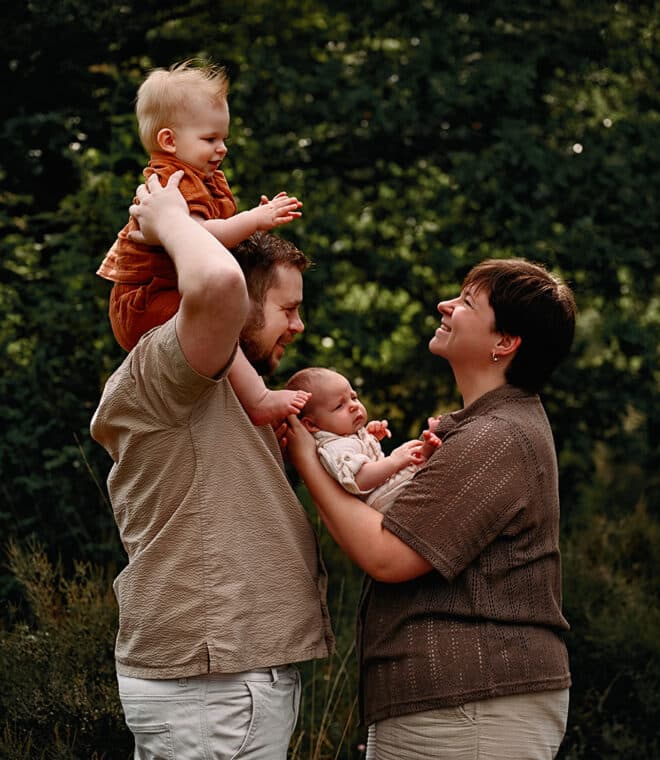 baby shoot buiten