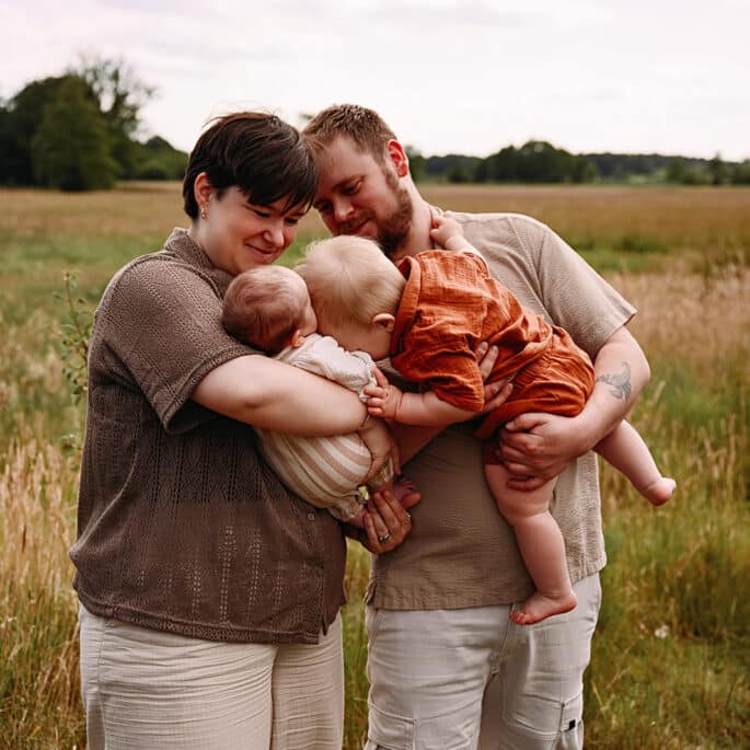 baby shoot buiten
