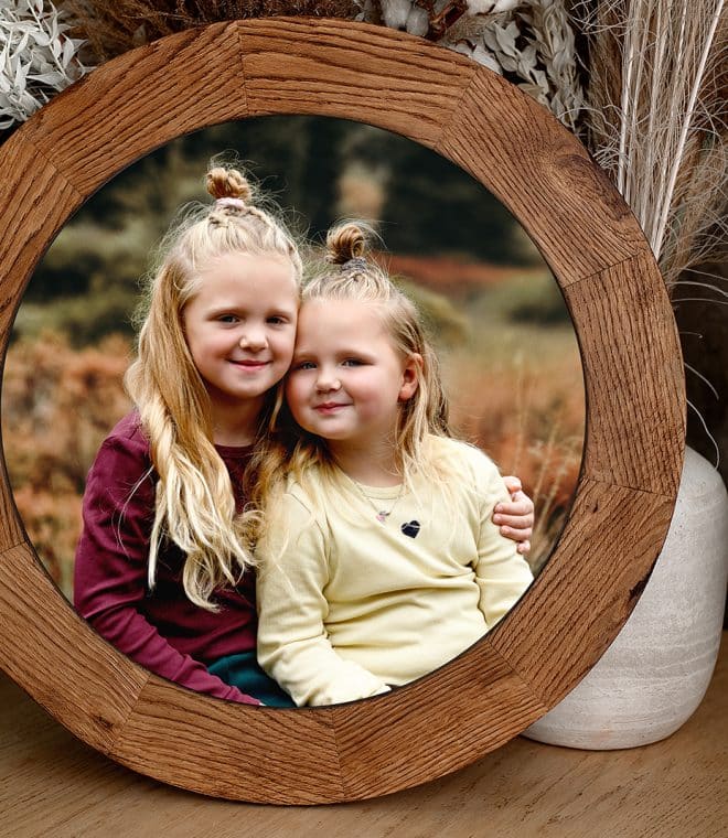 ronde fotolijst